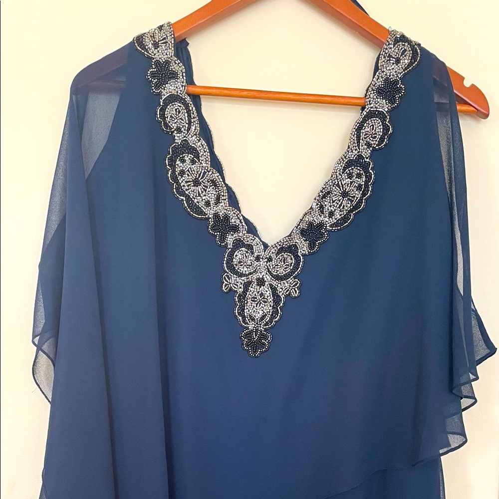 Brand new JKara women beaded and mid-length dress